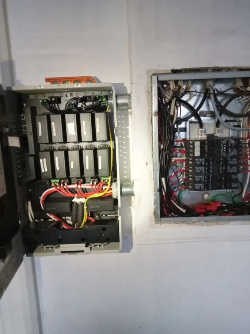 Electrical panel upgrade completed for Ring Doorbell Installation in Crandall
